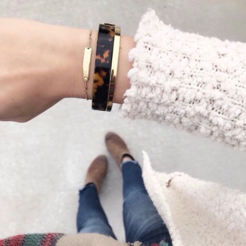 Stella & Dot Jaya Tortoise Cuff Bracelet